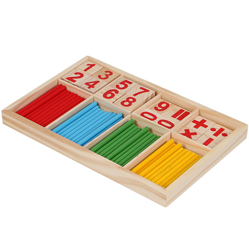 Montessori Wooden Counting Set for Learning Through Play