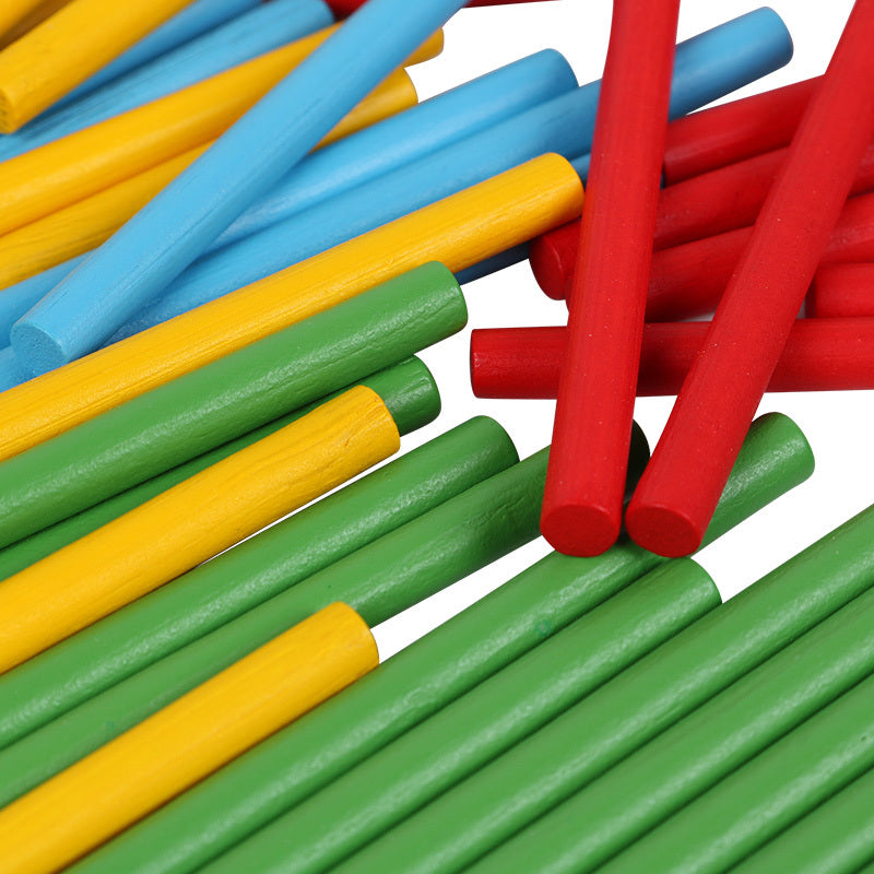 Montessori Wooden Counting Set for Learning Through Play