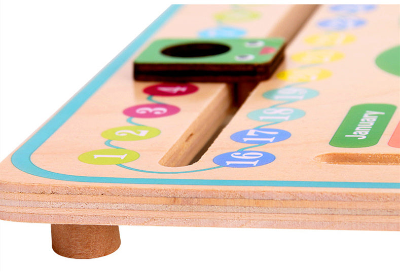 Learn Seasons & Time Through Play - Wooden Montessori Calendar