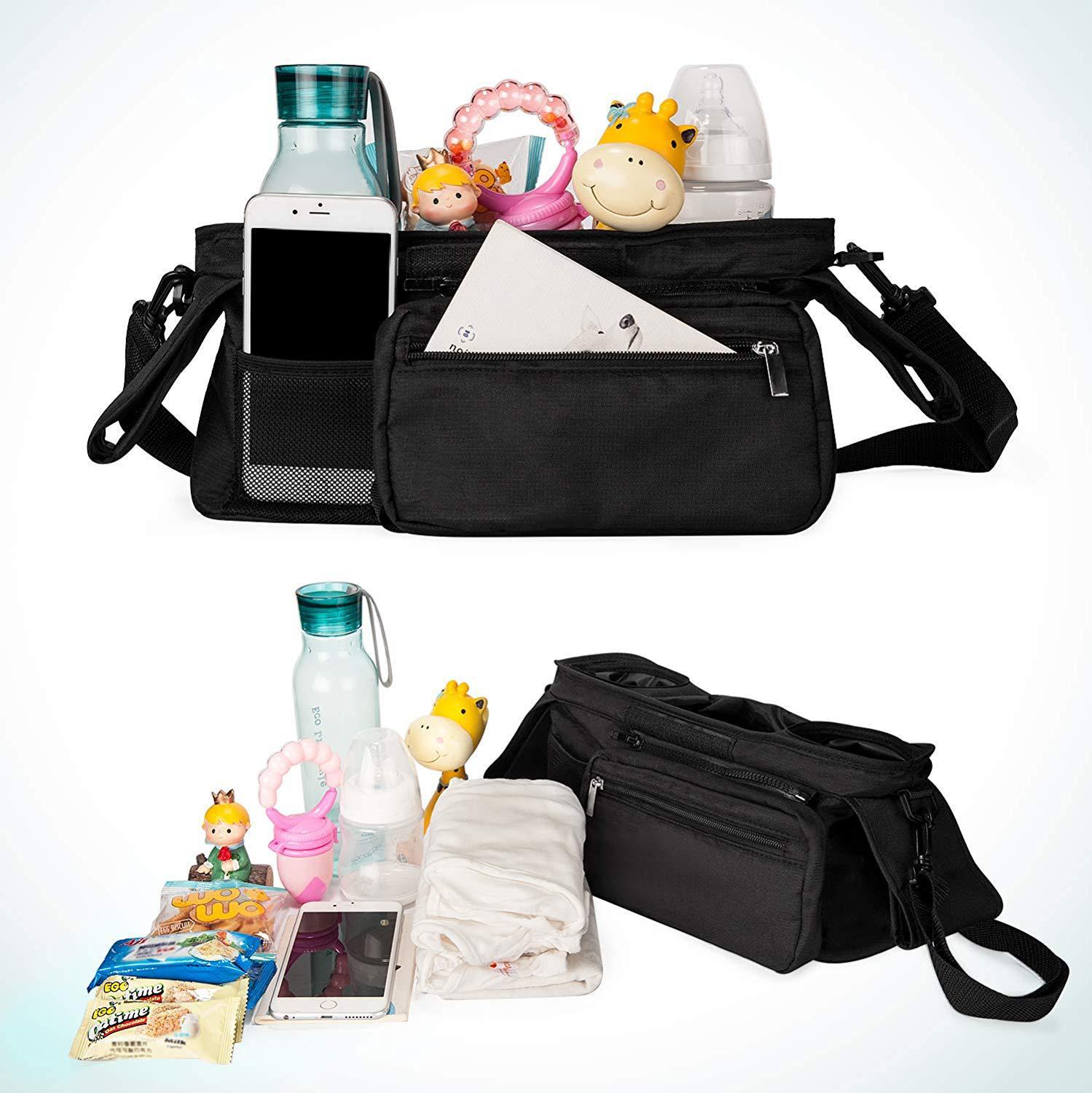 Waterproof Stroller Organizer, Dry, Tidy, and Hands-Free