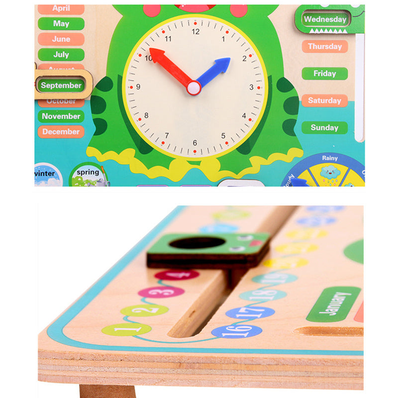 Learn Seasons & Time Through Play - Wooden Montessori Calendar